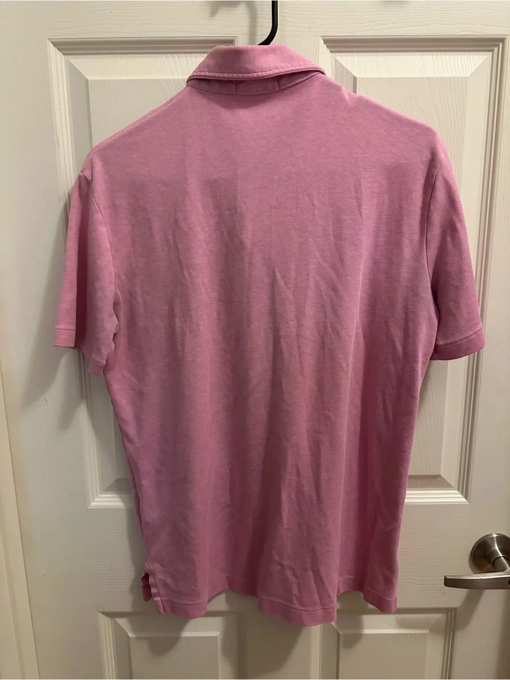 Ralph Lauren Pink Polo Shirt with Navy Pony